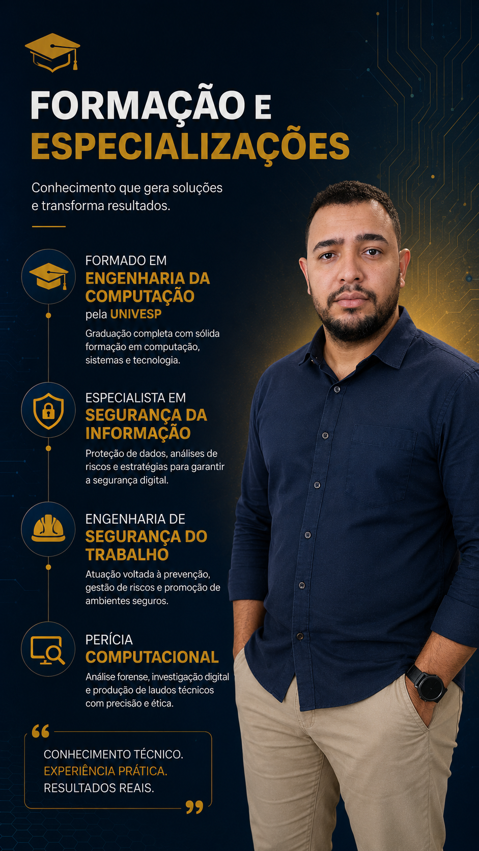 Formação e especializações