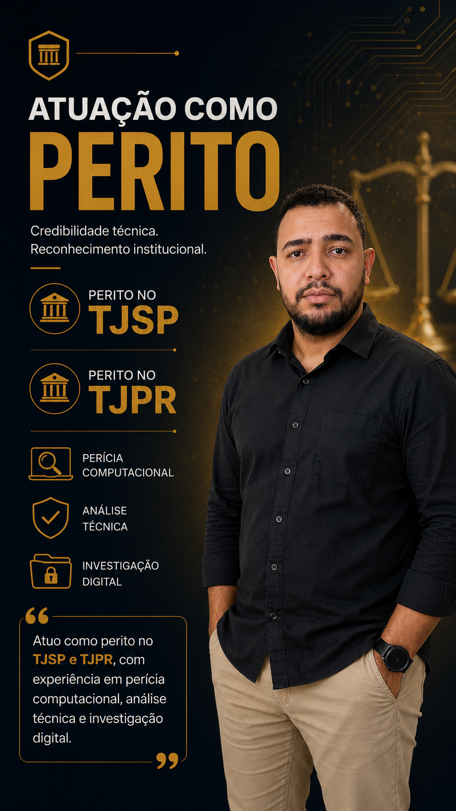 Atuação como perito